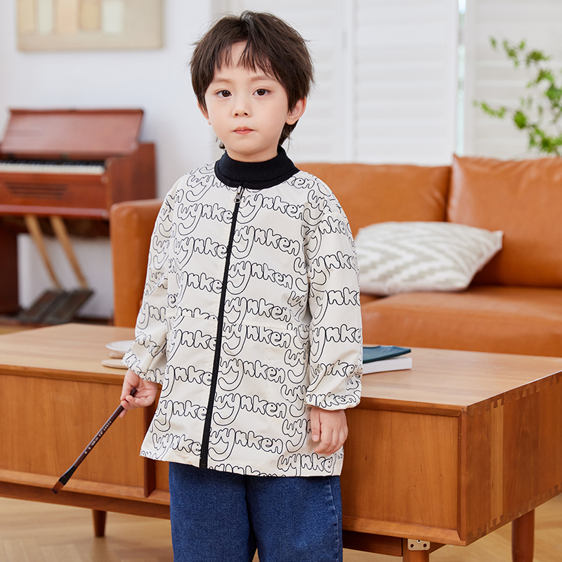 智多贝美休闲柔软男童防水罩衣