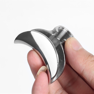 半自动咖啡机手柄分流嘴不锈钢漏嘴导流嘴单份双份58mm爱宝配件