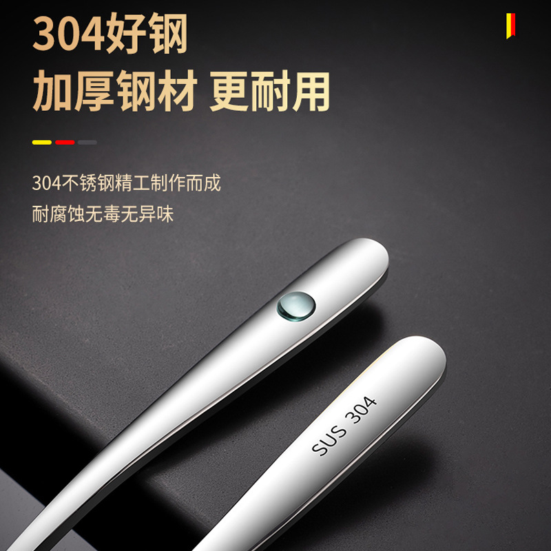 加厚食品级304水果叉餐具创意可爱小叉子家用甜品蛋糕水果签果插