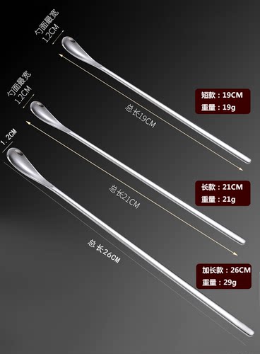 商用304不锈钢长柄控盐勺1克调羹鸡尾搅拌微量1克药勺烘培奶茶勺