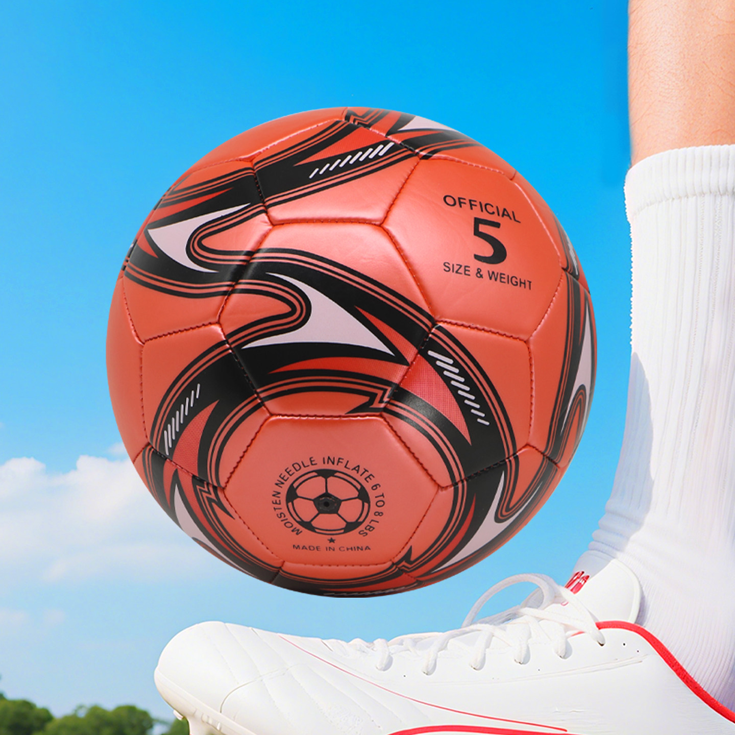 PU机缝足球学生青少年专用训练球