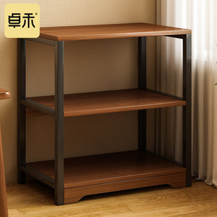 书架落地置物架桌旁收纳架办公室角落多层展示架子小型简易矮书柜