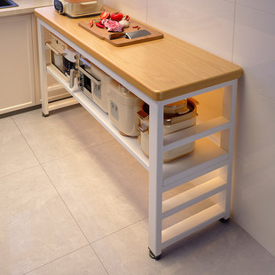 床尾长条收纳柜靠墙边床头置物架床边夹缝细长桌子落地墙边小窄桌