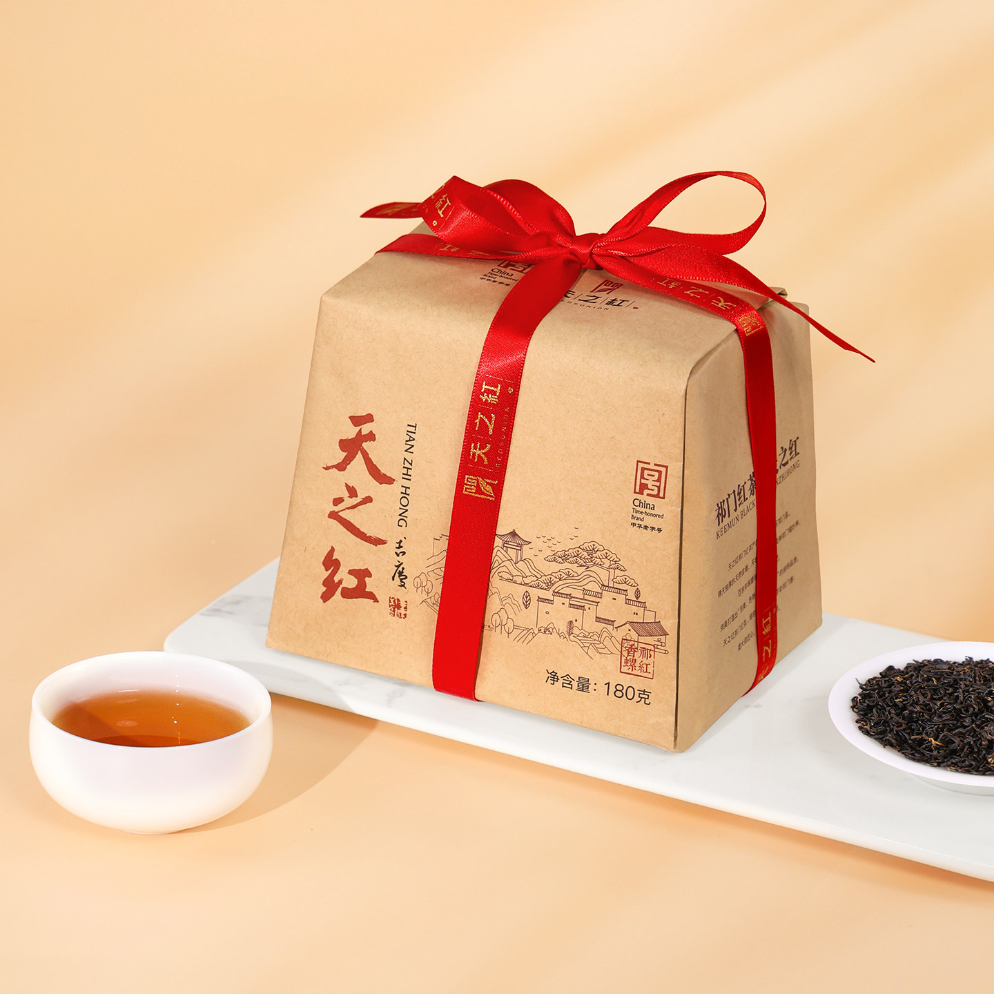 天之红祁门红茶官方旗舰店新茶特级祁红香螺180g图片