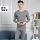 Распродажа для устранения протечек, пижамы для внешней торговли, мужское осенне-зимнее термобелье, однотонная осенняя одежда, длинные брюки, а также бархатный утепленный костюм, облегающий mini 3