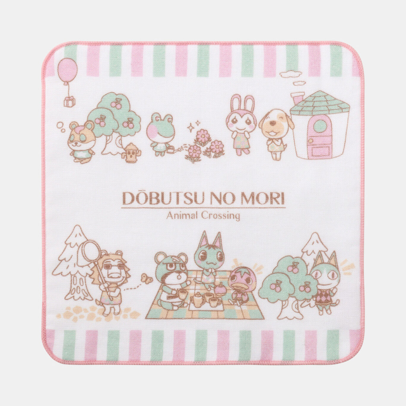 动物之森儿童日本游戏方巾手帕