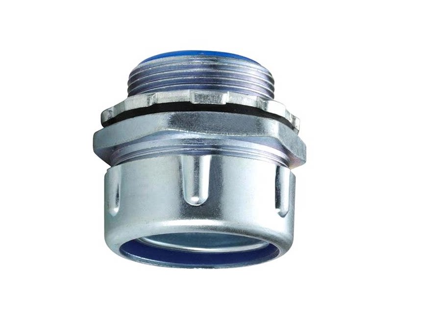 包塑金属软管接头/蛇皮管箱接头外丝外牙/卡套/内牙/端式自固镀锌