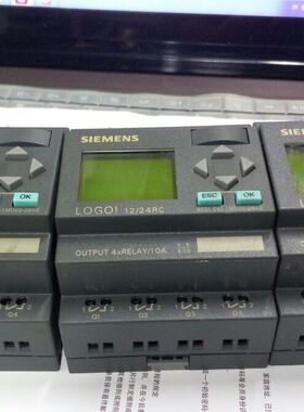 原装西门子LOGO! 230RC 12/24RC 24RC 24 24RCL 二手功能正常
