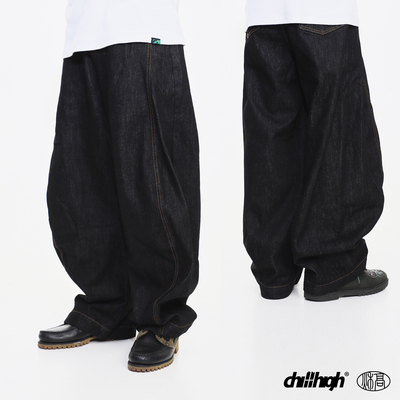 丹宁原浆灯笼武士牛仔裤休闲裤