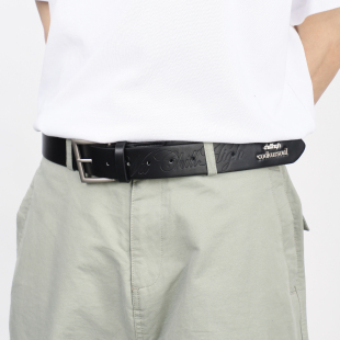 皮革腰带男女潮牌 国潮原创设计压纹宝石金属基本款 ChillHigh