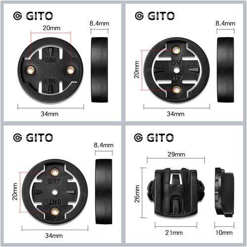 GITO码表支架固定底座修补配件