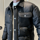 无头风2025冬装加厚男士棉衣外套F66-P138控178黑色，男装棉衣，电商D313