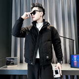 小伙2026冬装加厚设计男士皮棉衣外套F129-P138控178黄色，男装棉衣，电商D313