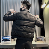 社会小伙2024冬装加厚男士棉衣外套F61-P138控178白色，男装棉衣，电商D313