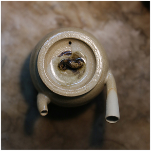 【赵桂波 迷你砂铫】潮州砂铫 原矿白泥 酱釉色 侧把 泡茶煮茶