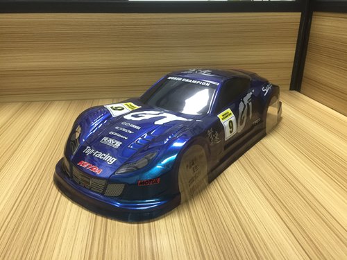 聚乐 1:10本田GT渐变色平跑PVC吸塑车壳 遥控车升级配件宽185MM - 封面