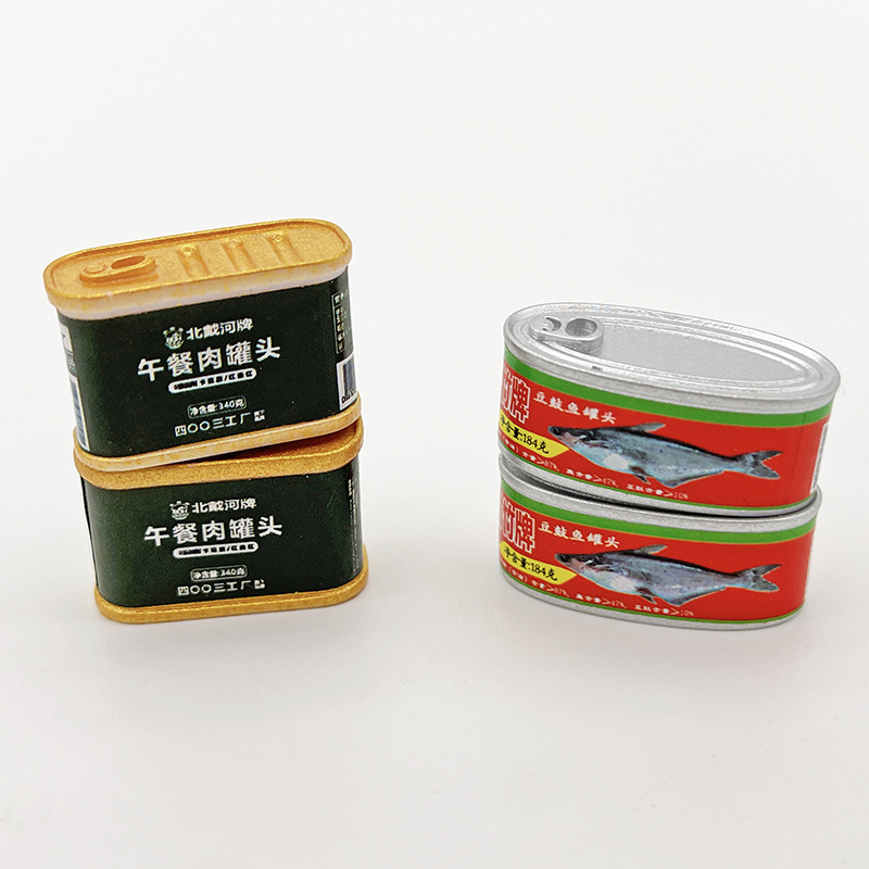 罐头仿真迷你树脂手工diy材料饰品配件便利店场景道具拍摄