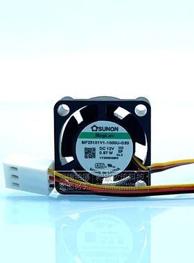 全新建准MF25101V1-1000U-A99/G99 2.5CM 2510 12V 0.87W散热风扇