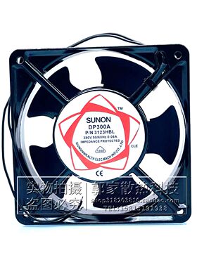 全新SUNON建准DP300A P/N3123HBL 12CM 12038 380V 0.06A散热风扇