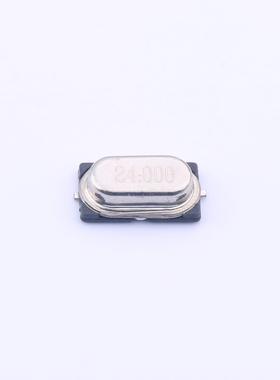 原厂正品24M 12PF 10PPM 4P全新无源晶振 HC-49S-SMD-4