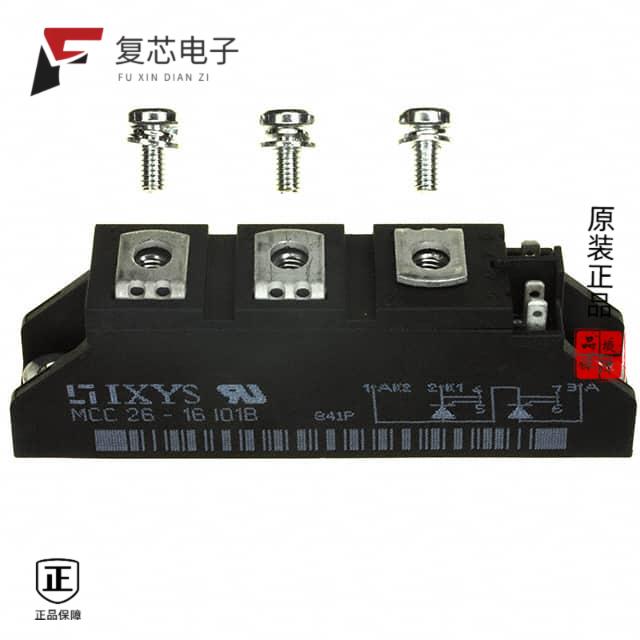 原厂正品MCC26-16IO1B全新THYRISTOR MODULE 1600V 2X3