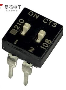 210-2MS全新SWITCH SLIDE DIP SPST 100MA 20V原厂正品