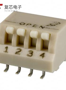 原厂正品76HPSB04GWRT全新SWITCH PIANO DIP SPST 150M