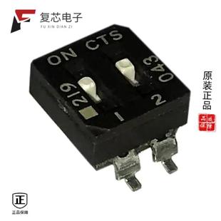 SLIDE 2LPS全新SWITCH DIP SPST 20V 原厂正品 100MA 219