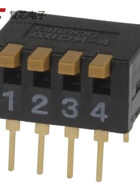 原厂正品A6DR-4100全新SWITCH PIANO DIP SPST 30MA 30V