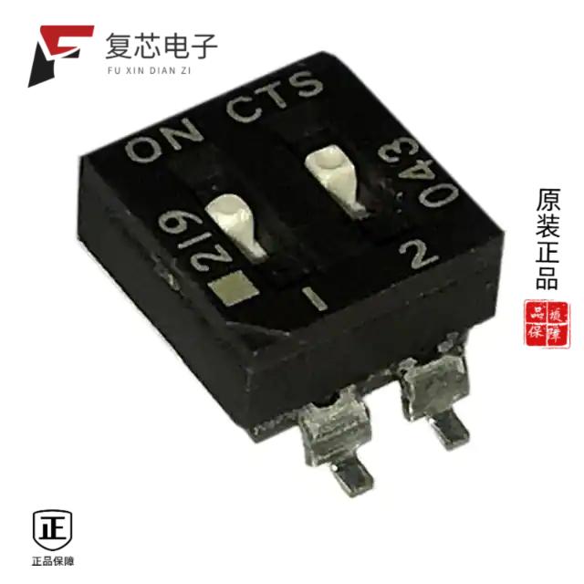 原厂正品219-2MS全新SWITCH SLIDE DIP SPST 100MA 20V