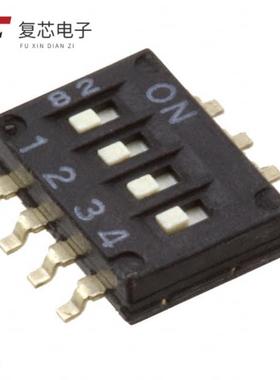 原厂正品A6H-4102-P全新SWITCH SLIDE DIP SPST 25MA 2