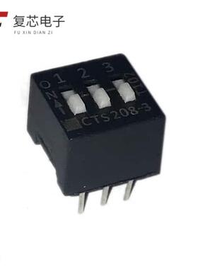 原厂正品208-3S全新SWITCH SLIDE DIP SPST 50MA 24V