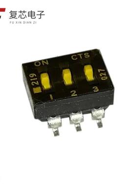 219-3MST全新SWITCH SLIDE DIP SPST 100MA 20V原厂正品
