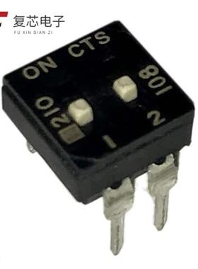 原厂正品210-2MSFD全新SWITCH SLIDE DIP SPST 100MA 2