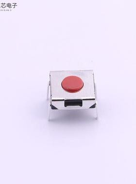 原厂正品TC-1157-C-A全新6.2x6.2x2.5红色按钮四脚 260