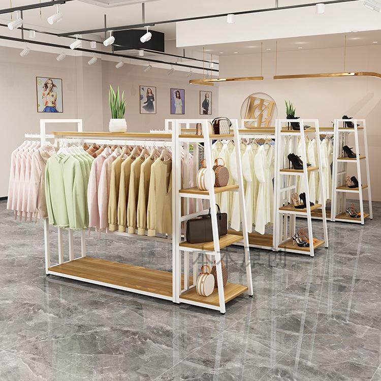 展示台服装一正一侧商场图片