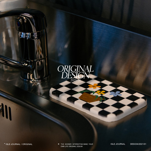 卫生间创意好物洗手台托盘沥水