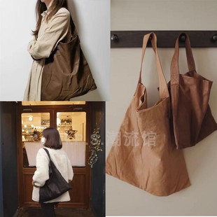 日本代购 arts & science 进口牛皮大容量手提单肩斜挎简约托特包