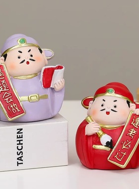 考研考公上岸逢考必过遇题会做圣诞新年摆件考神文曲文昌朋友礼物