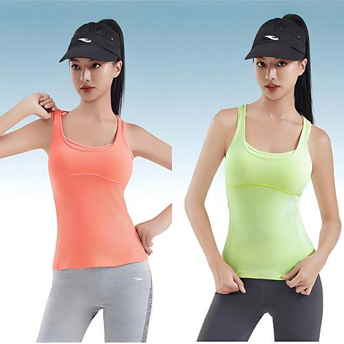 浩沙女春夏气瑜伽运动健身背心