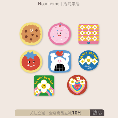 卡通创意硅藻泥隔热垫餐桌防烫垫