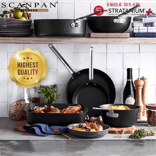 丹麦Scanpan不粘锅家用TechnIQ