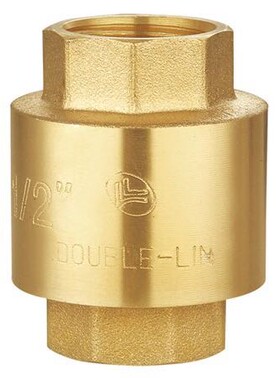 黄铜止回阀单向阀立式全铜管道油泵液体水用大流量内螺纹达柏林