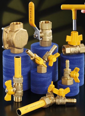 黄铜燃气球阀双内丝管道煤气天燃气专用阀开关总阀全通径大流量N4