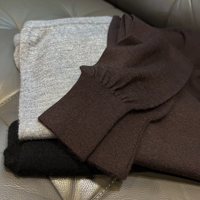 斐雪 不能更舒适的裤子 仅定制60支精纺山羊绒打底裤修身百搭薄款