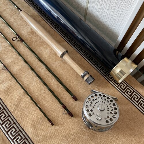 溪鳟飞蝇skyhigh飞钓竿飞钓轮飞钓线套装微物马口 虹鳟