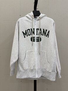 外单remake加绒连帽卫衣外套宽松休闲时尚复古通勤气质上衣开衫女