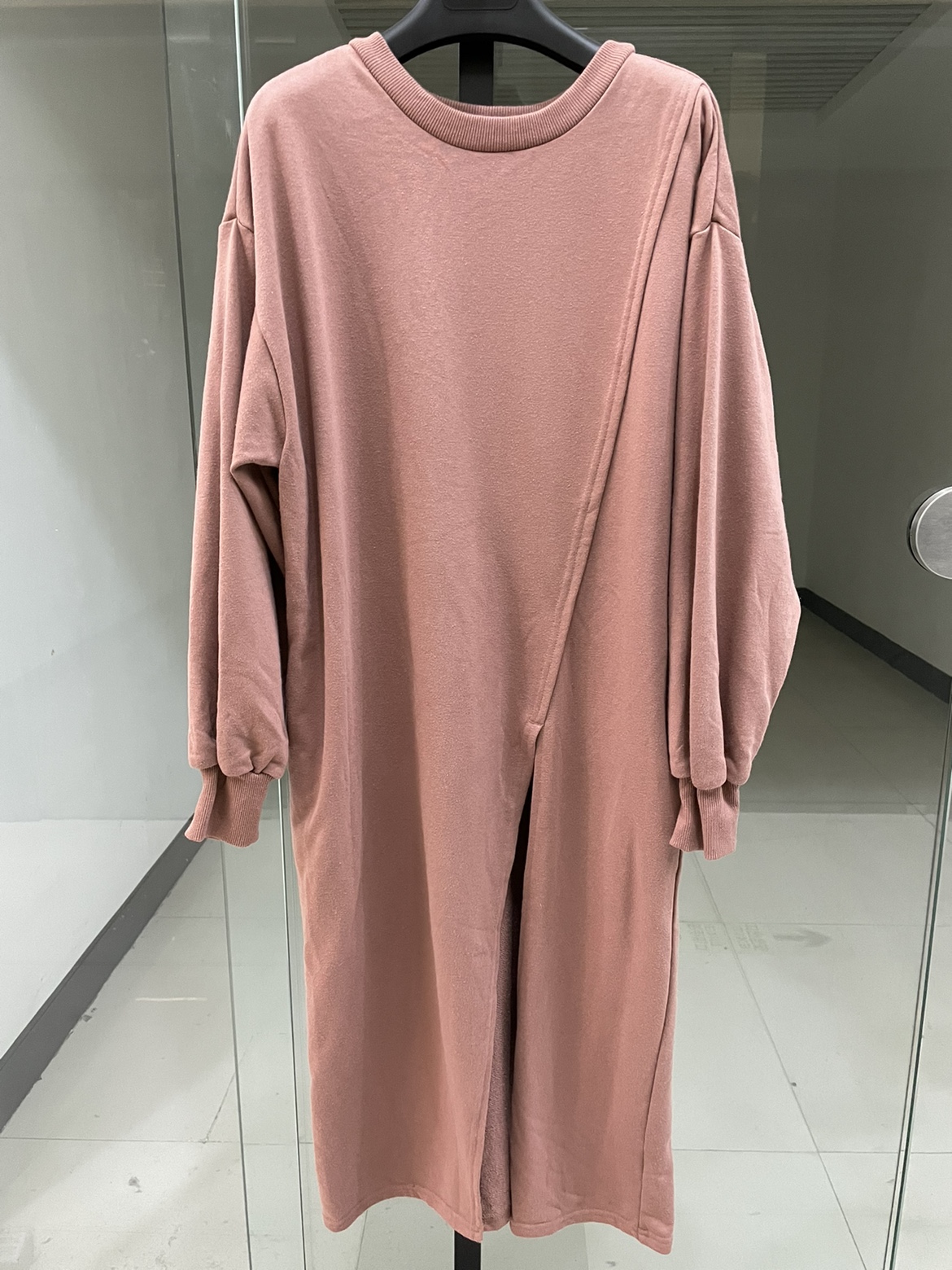 日单卫衣连衣裙开旗时尚宽松连肩大版文艺范休闲纯棉长款裙衣裙子