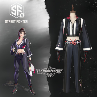 胡桃夹子cos现货不知火舞cos街头霸王6嘉米cosplay服皮衣套装
