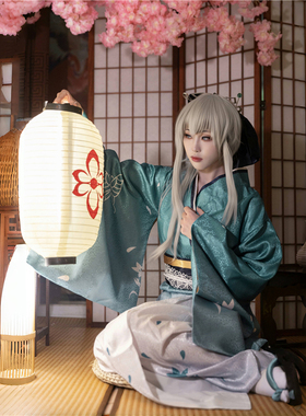 预售 真人实拍FGO休利园摩根cos服和服浴衣cosplay动漫服装